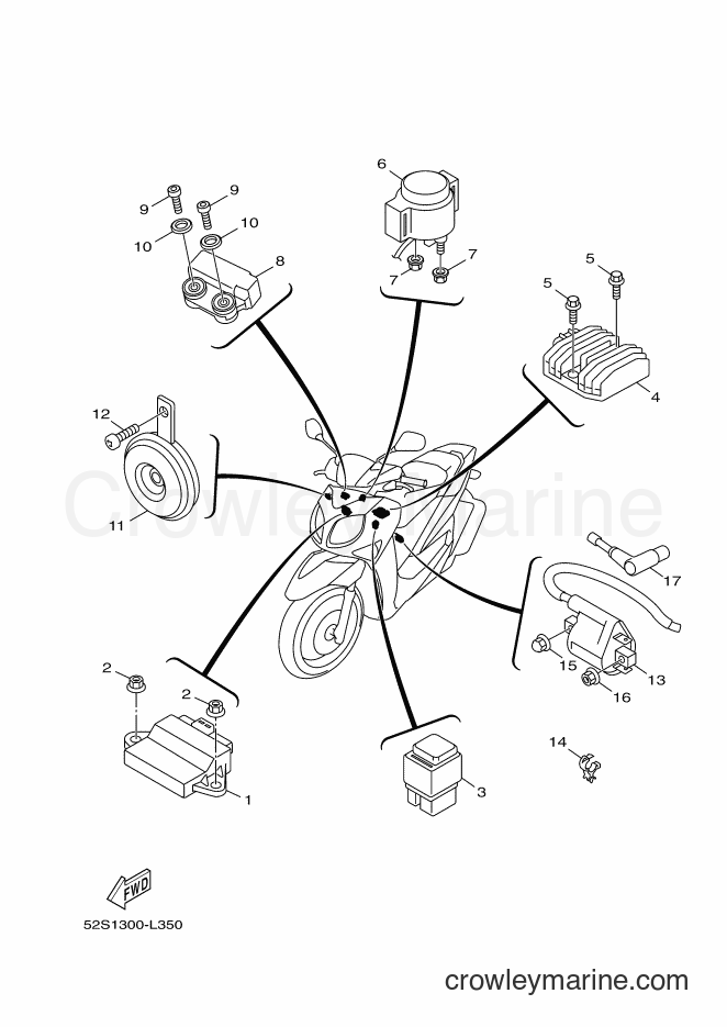 Yamaha Motors HW125 (53B2) [010] - ELECTRICAL 1