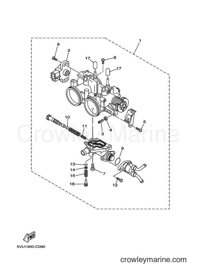 Yamaha Motors XP500A (15B2) [010] - INTAKE 2