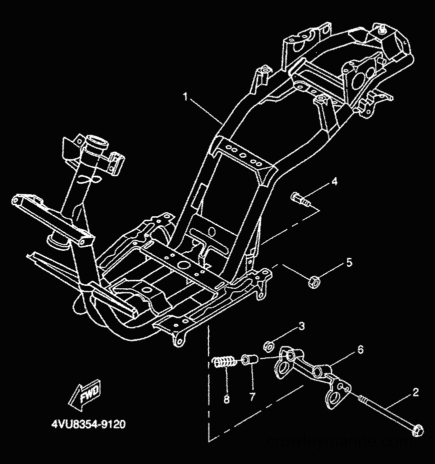 Yamaha Motors CW50 (5HG4) [010] - FRAME
