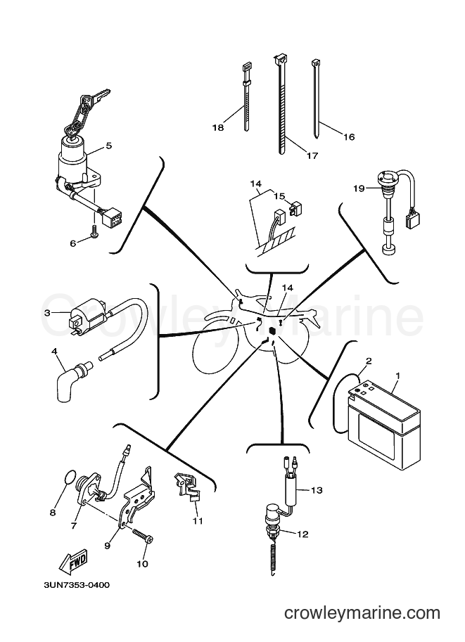 2000 Scooter DT50LC - DT50LC (3UN7) [010] - ELECTRICAL 1