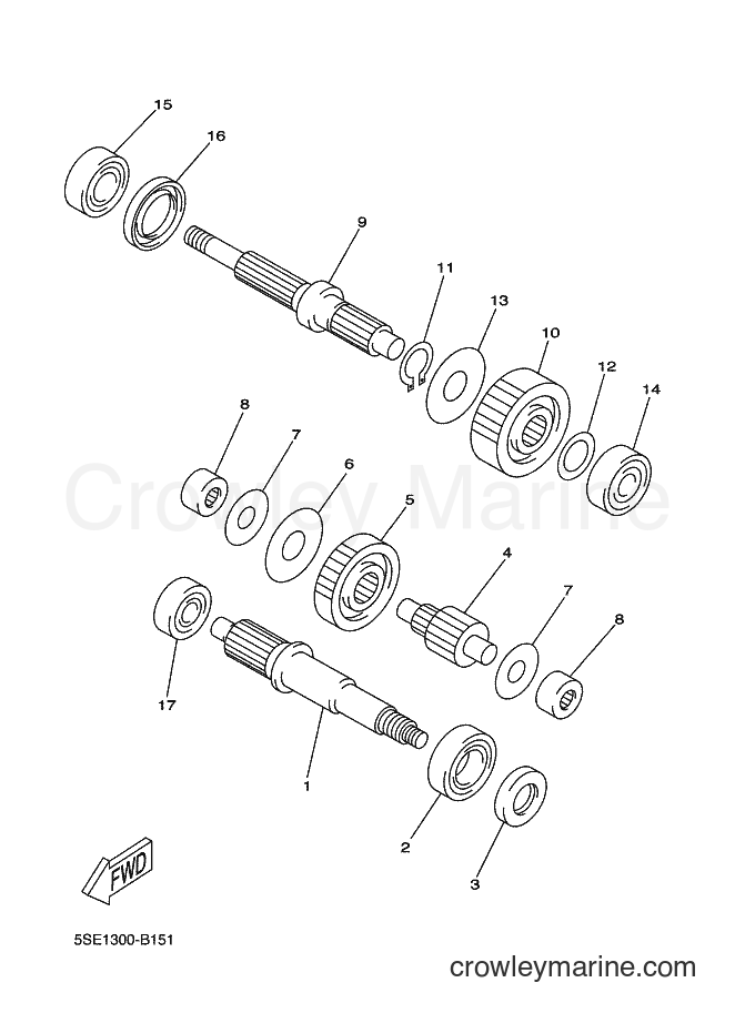 2004 Scooter VP300 - VP300 (1S61) [080] - TRANSMISSION