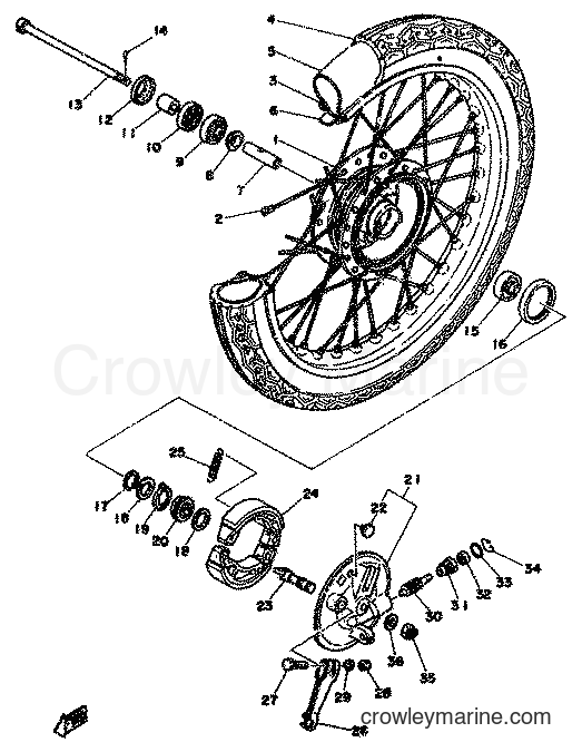 1977 Scooter FS1 - FS1 (2G0) [999] - FRONT WHEEL