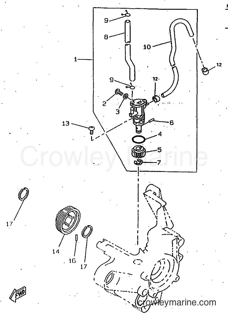 1997 Scooter CW50RS - CW50RS (4VA5) [999] - OIL PUMP
