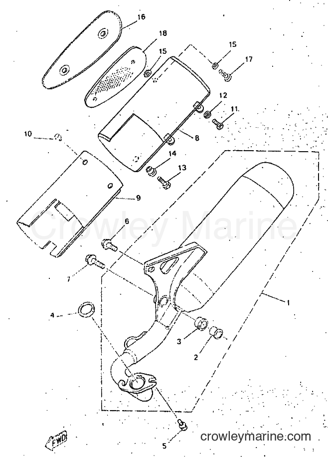 1998 Scooter YN50 - YN50 (5BX1) [010] - EXHAUST