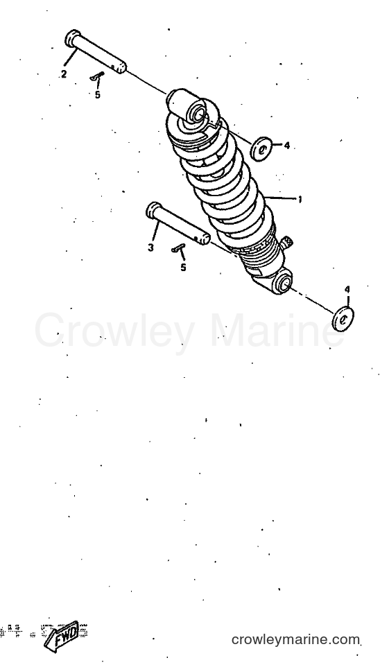 1997 Scooter DT50R - DT50R (5EC1) [999] - REAR SUSPENSION