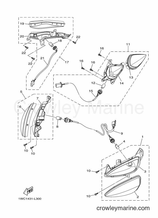 Yamaha Motors XC115S (1WC2) [010] - FLASHER LIGHT
