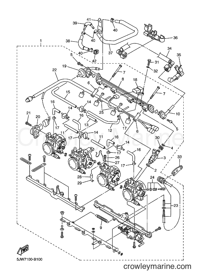 Yamaha Motors FJR1300 (5JW9) [010] - INTAKE 2