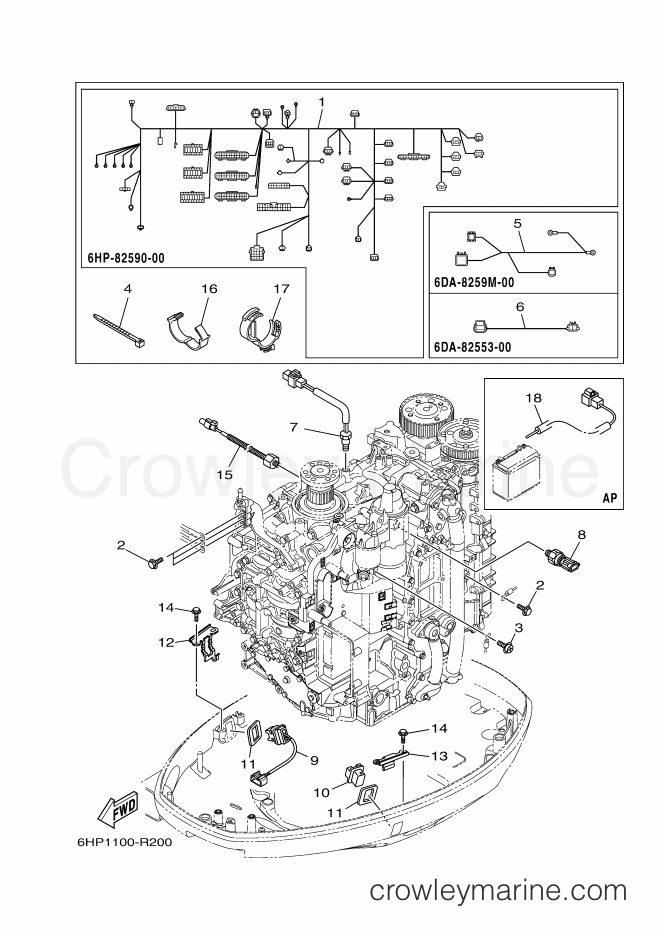 Yamaha Motors F175LCA-2017 (6HS1) [030] - ELECTRICAL 4