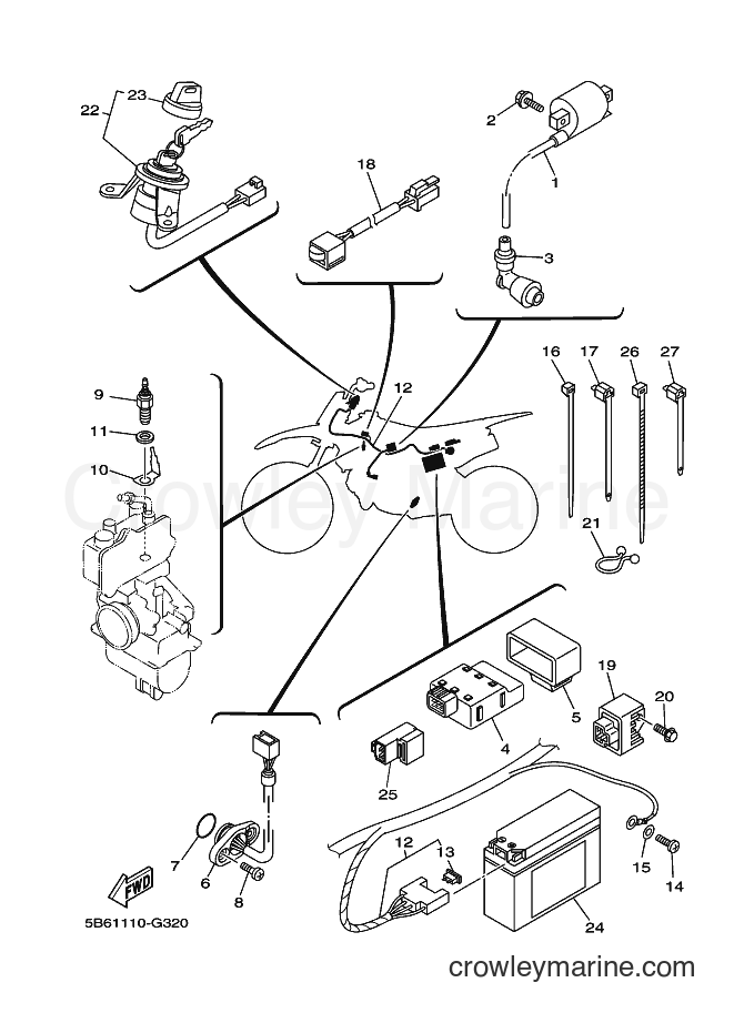 2018 Dirt Bike TT-R110E - TT-R110E (B51E) [010] - ELECTRICAL 1