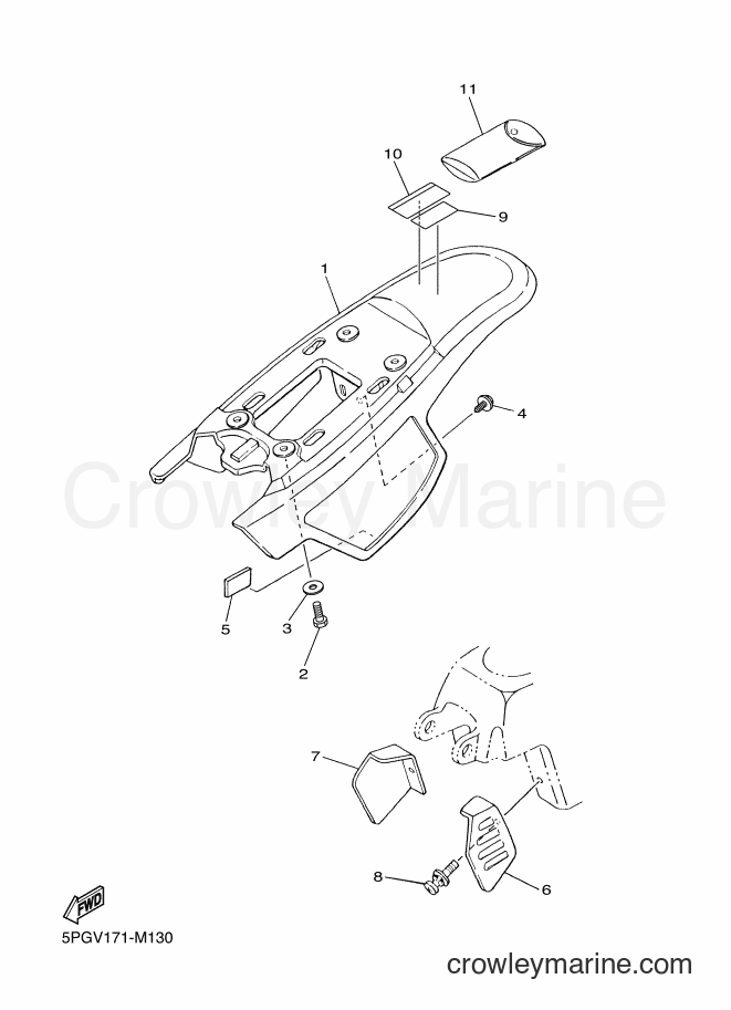 2013 Dirt Bike PW50 - PW50 (5PGV) [020] - SIDE COVER