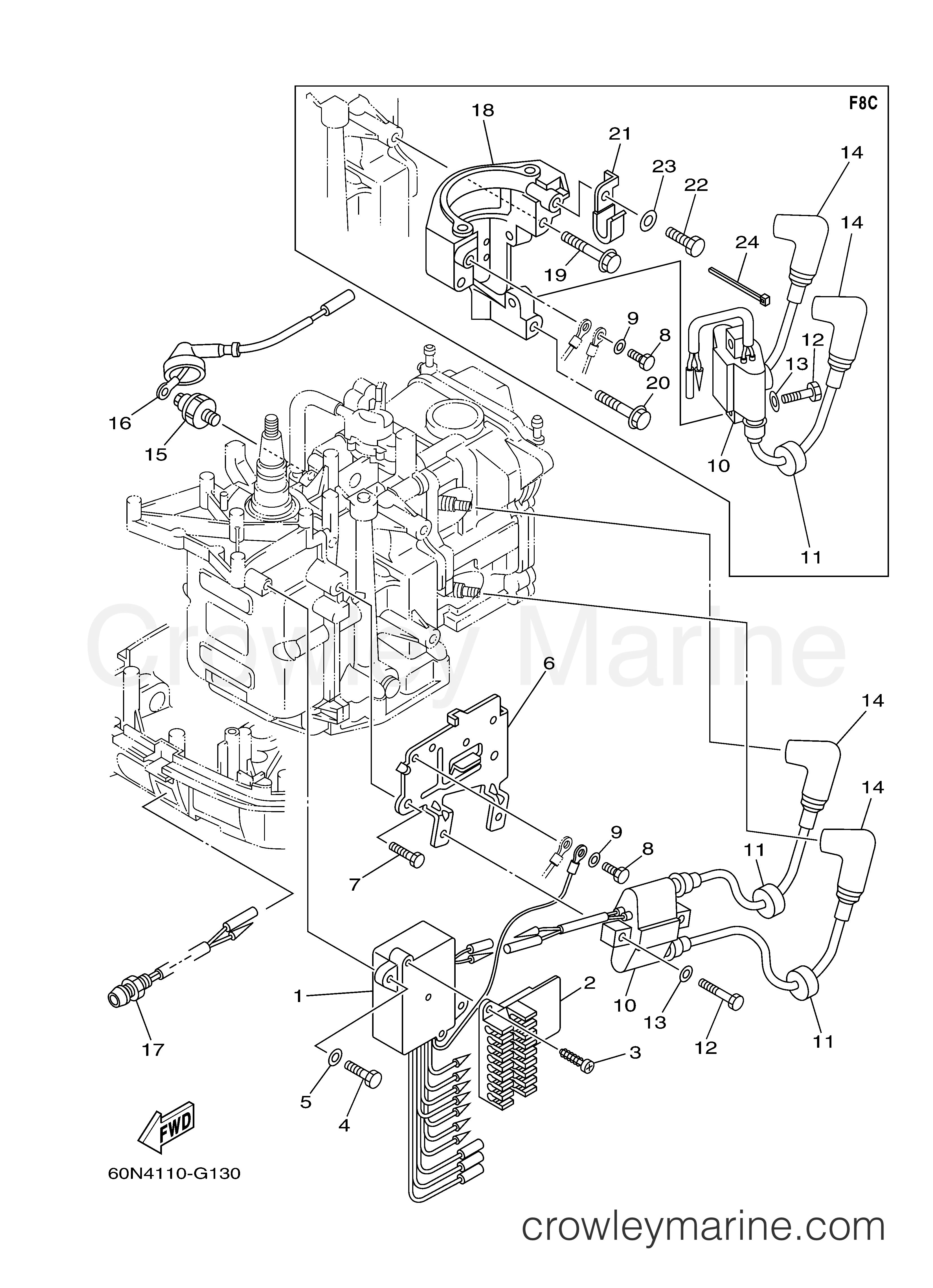 Yamaha Motors F8CMSH - ELECTRICAL 1