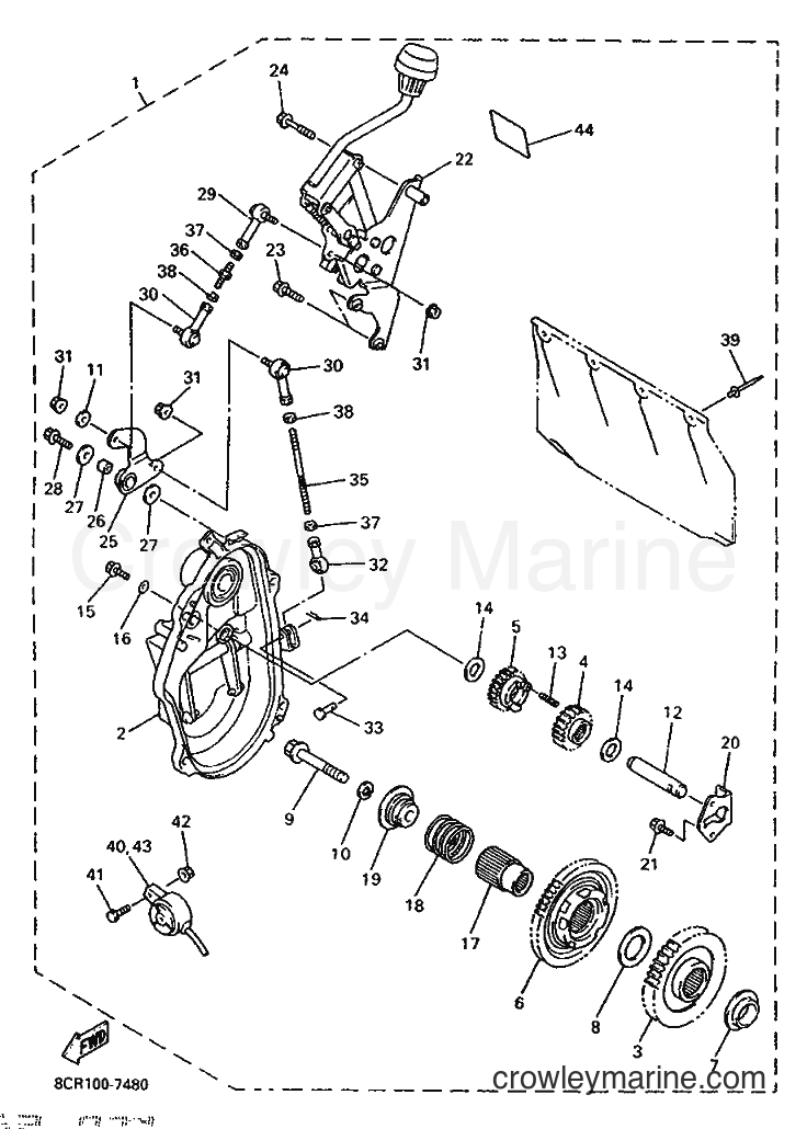 1997 Snowmobile VX600LT - VX600LT (8CS1) [020] - ALTERNATE REVERSE GEAR KIT