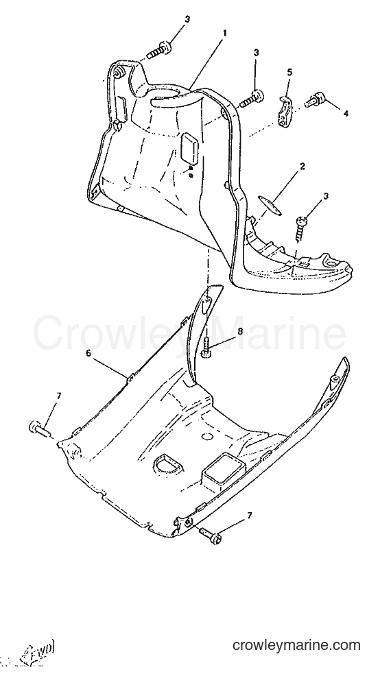 1995 Scooter CW50RS - CW50RS (4TD3) [999] - LEG SHIELD
