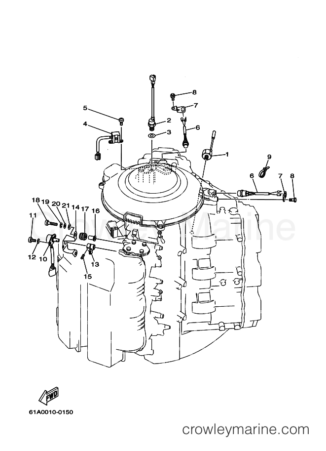 Yamaha Motors 250A (61A0) [050] - ELECTRICAL 4