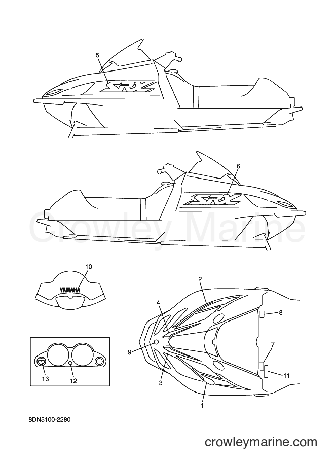 Yamaha Motors SRX700 (8DN5) [020] - EMBLEM