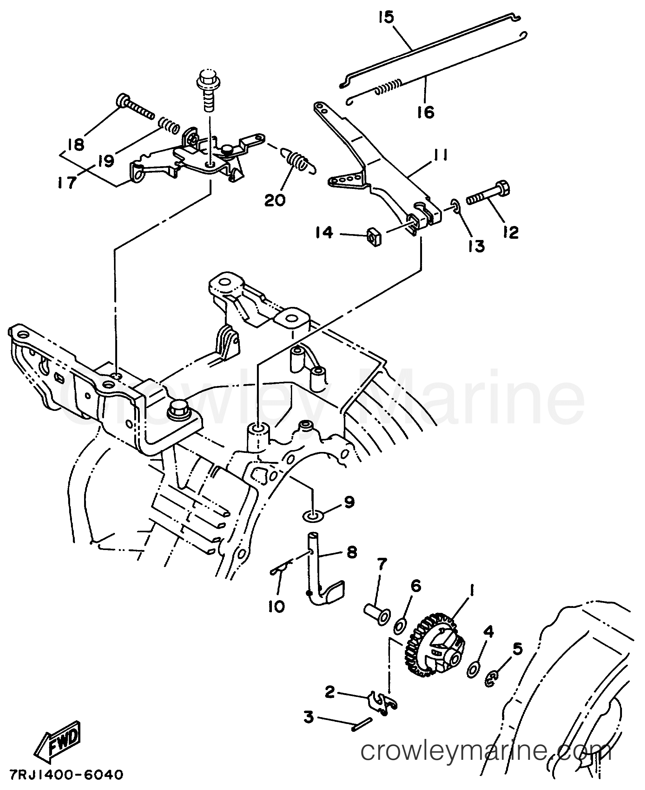 Yamaha Motors EF4600AX - GOVERNOR