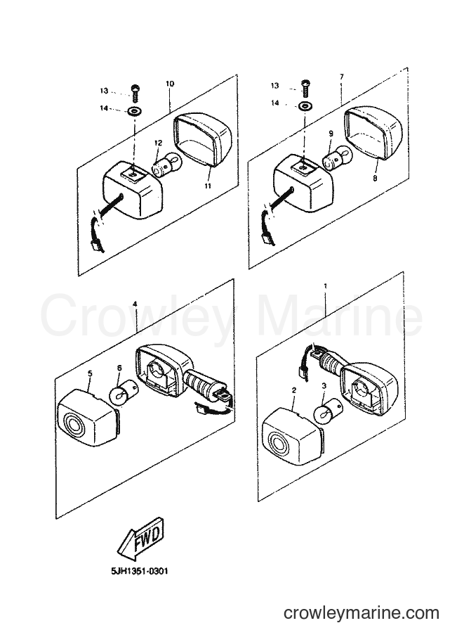 2000 Scooter EW50 - EW50 (5LH1) [010] - BLINKLEUCHTE