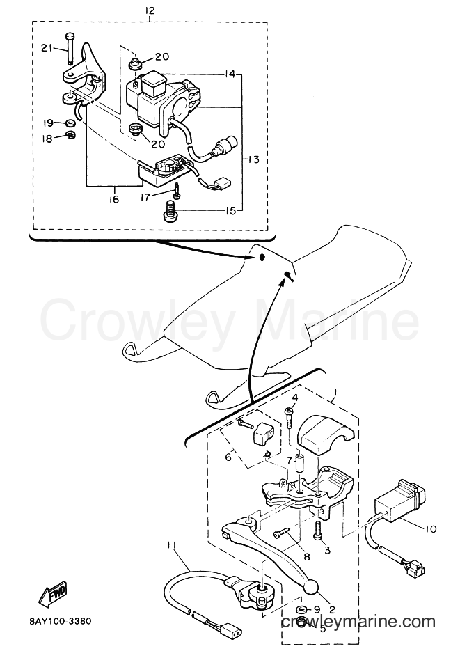 Yamaha Motors VX500ST (8BN1) [020] - ELECTRICAL 3