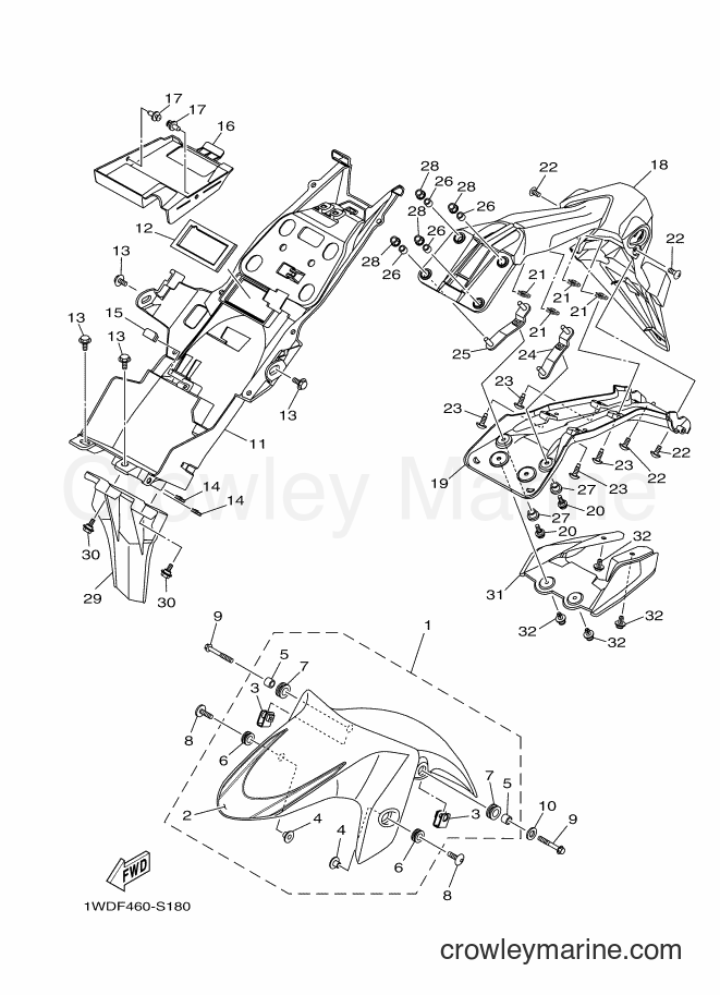 2017 Sport Bike YZF-R25 - YZF-R25 (1WDF) [010] - FENDER