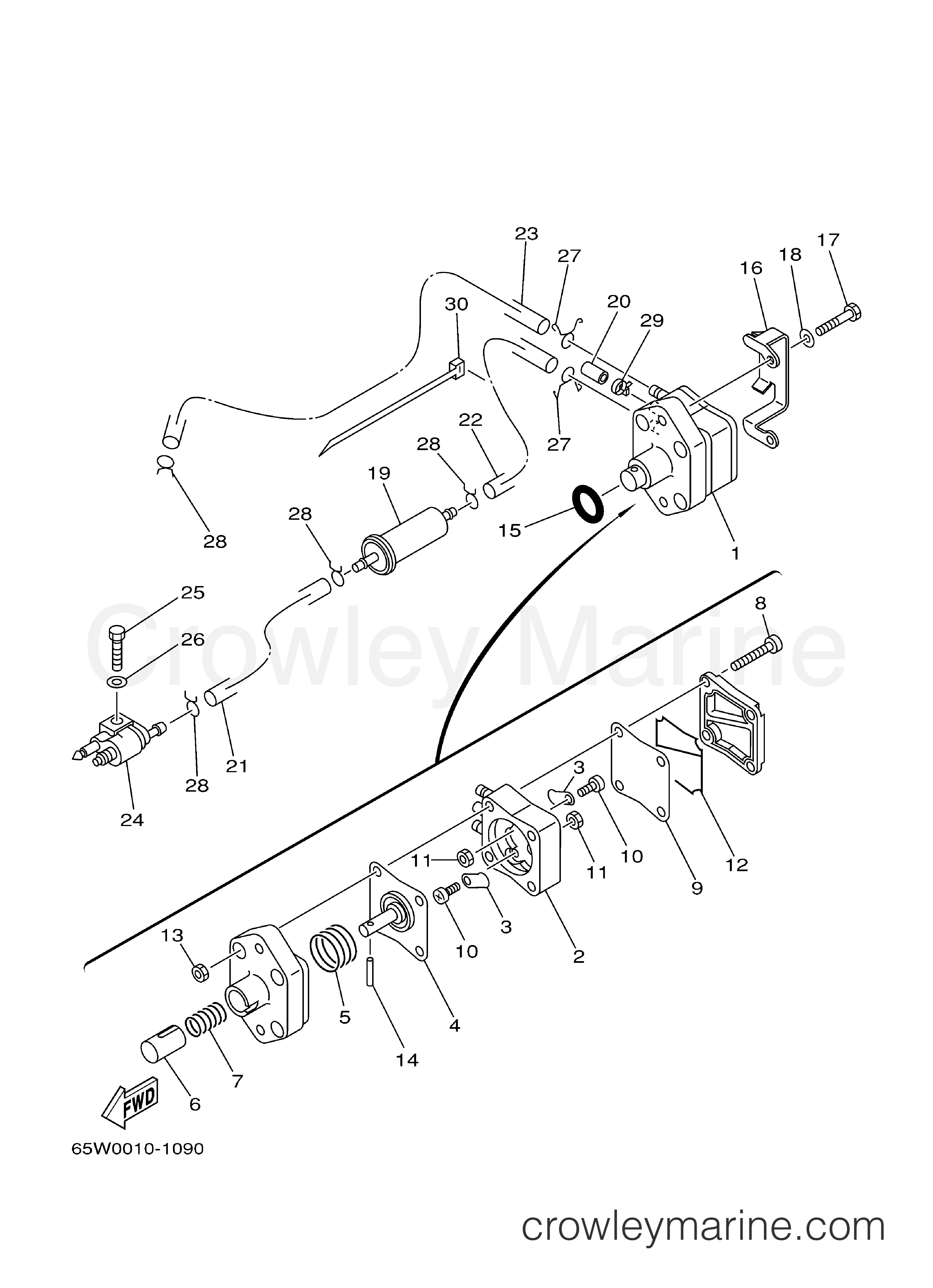 Yamaha Motors F25ESRZ - FUEL