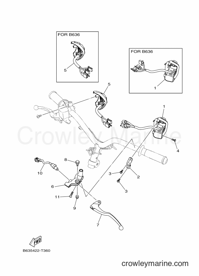 2018 Street Bike GDR155 - GDR155 (B635) [010] - HANDLE SWITCH & LEVER