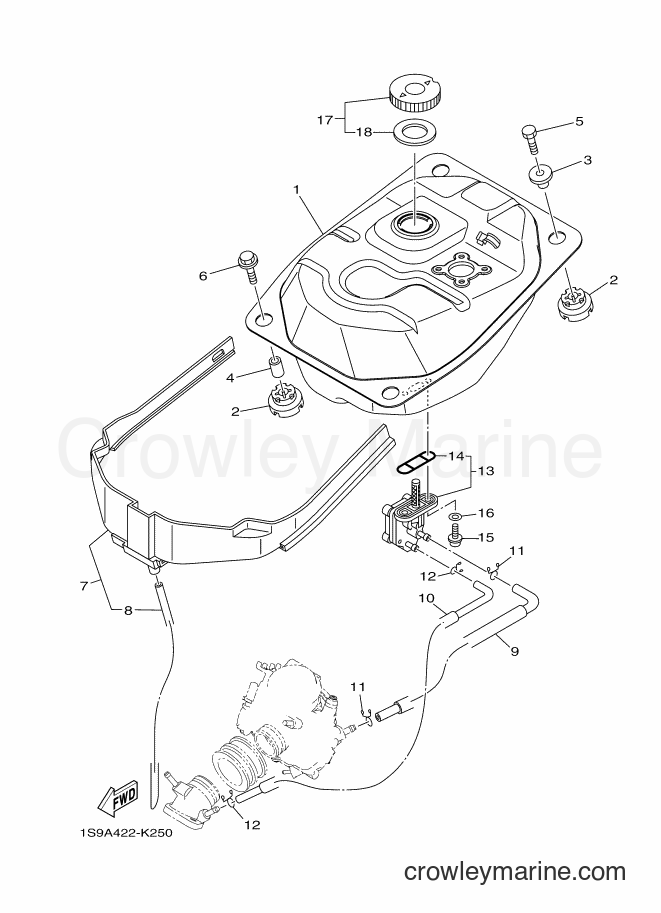 2013 Scooter T135SEC - T135SEC (1S9C) [010] - FUEL TANK
