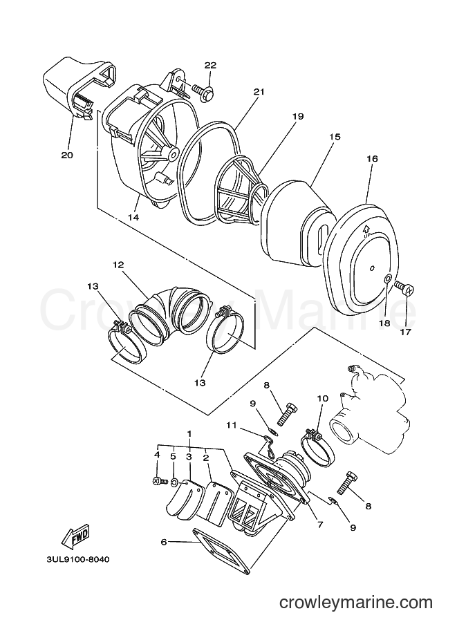 Yamaha Motors RT100 (3ULB) [030] - INTAKE