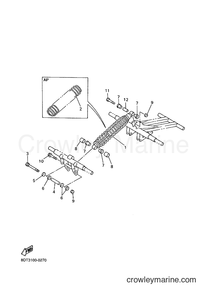 2000 Snowmobile VT500 - VT500 (8CY4) [030] - TRACK SUSPENSION 3