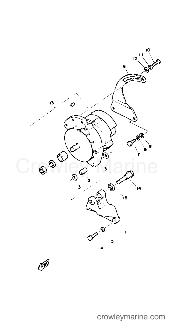 Yamaha Motors V8_7.4_ENGINE_EST - ALTERNATOR