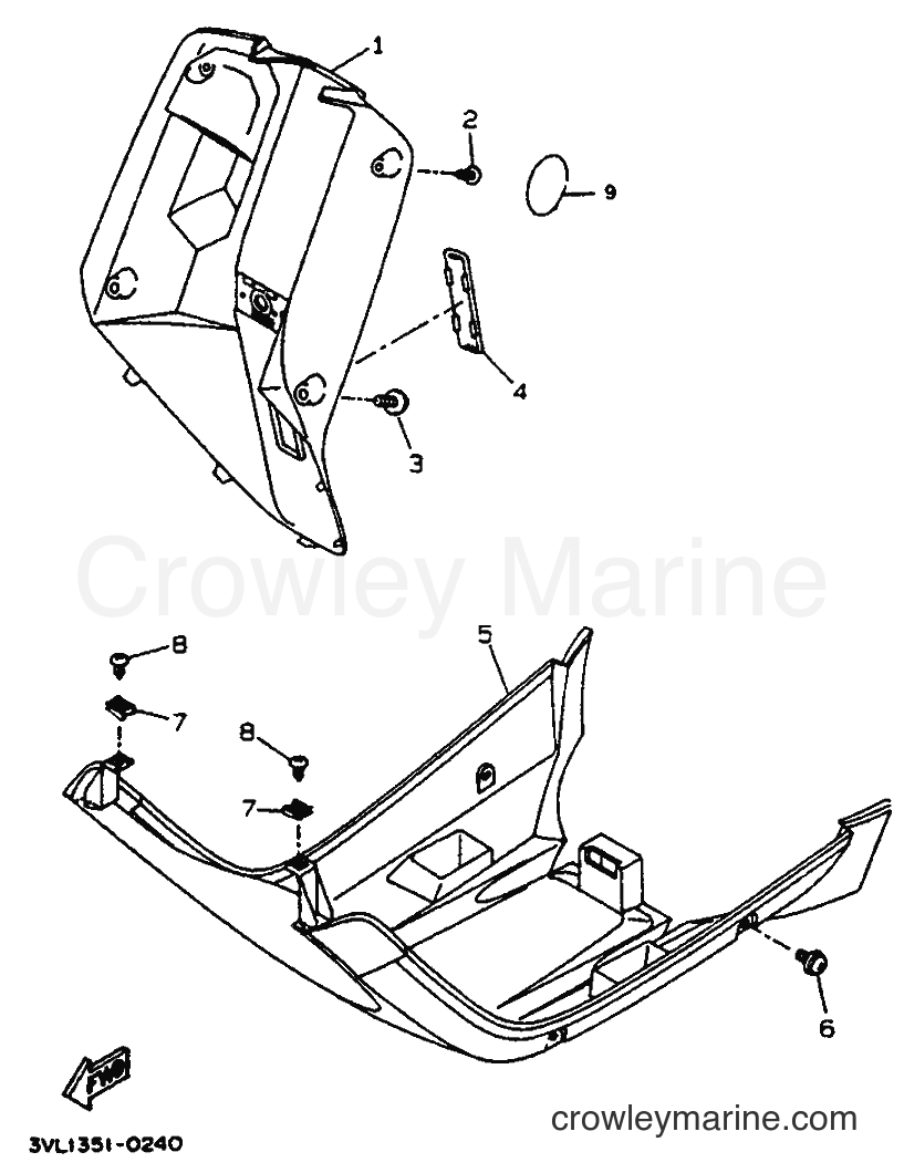 1995 Scooter CW50 - CW50 (3WV7) [999] - LEG SHIELD