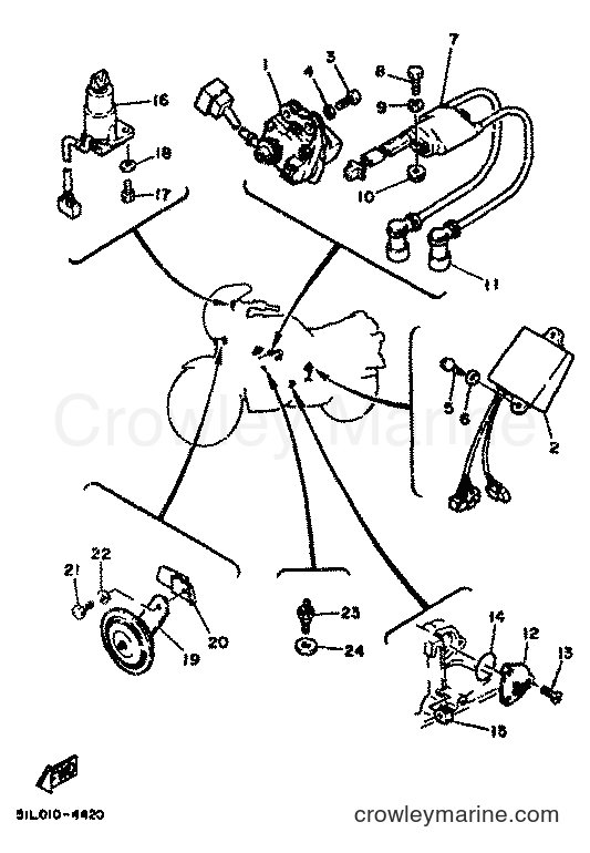 Yamaha Motors RD350LC (57V) [999] - ELECTRICAL 2