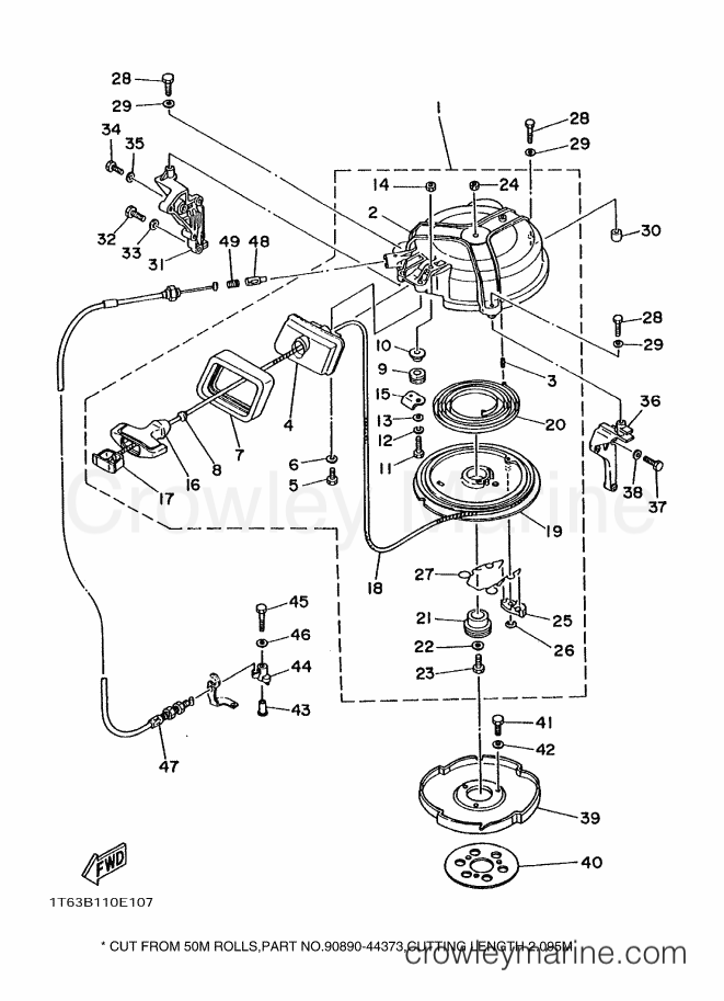 Yamaha Motors 40V (63B) [020] - STARTER