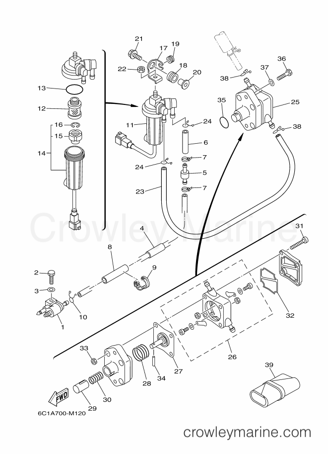 Yamaha Motors FT60GETX (6C6A) [110] - FUEL