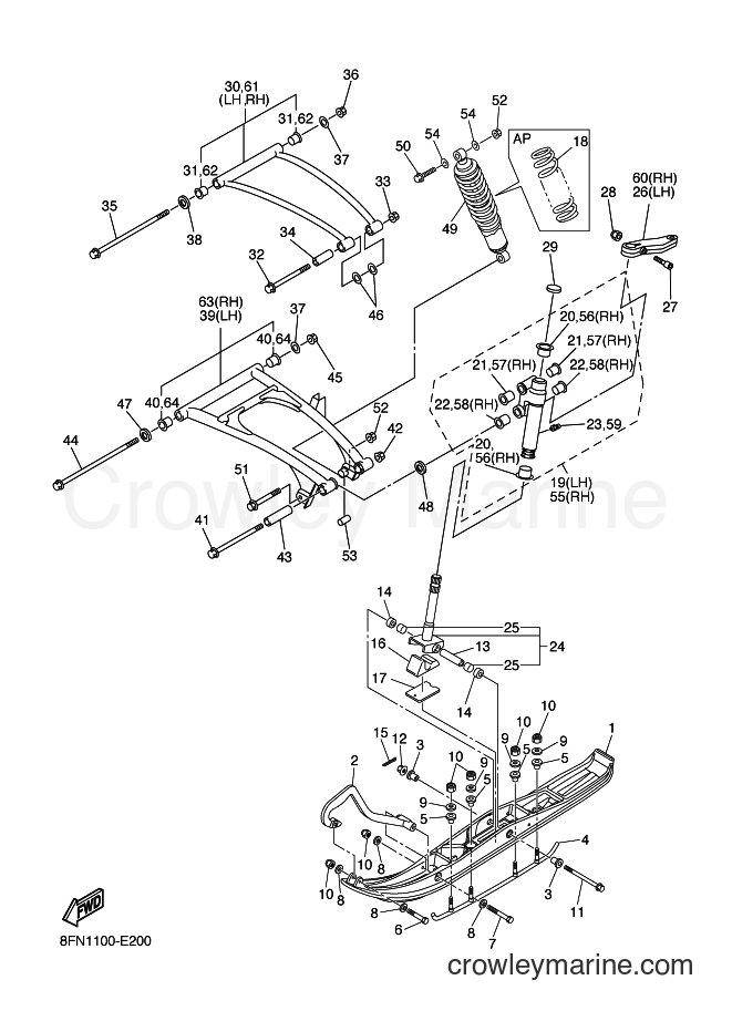 2006 Snowmobile VK10 - VK10 (8FN2) [020] - SKI