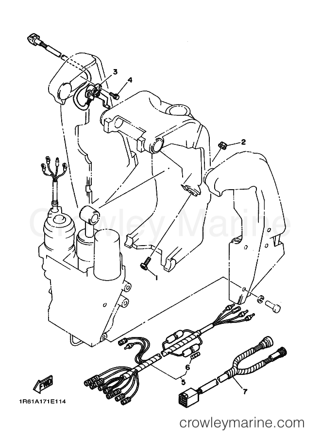 Yamaha Motors 250A (61A0) [010] - BRACKET 2