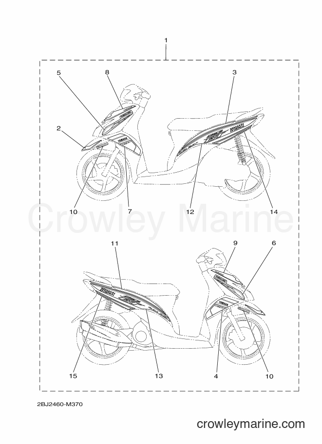 2013 Scooter AL115FGC - AL115FGC (2BJ2) [010] - OPTIONAL PARTS 1