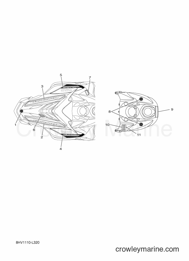 2012 Snowmobile RS10R - RS10R (8HV1) [020] - EMBLEM