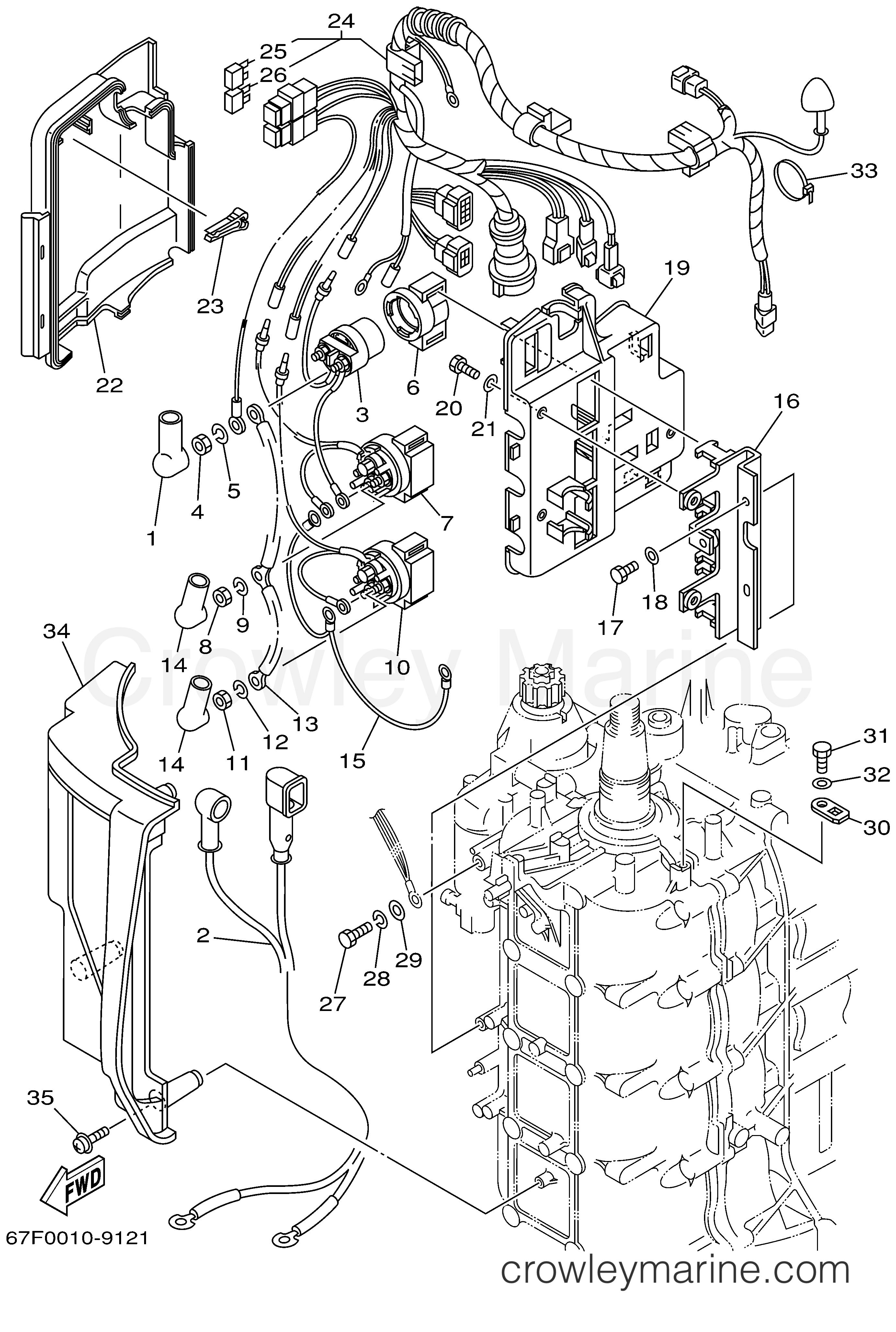 Yamaha Motors F100TLRX - ELECTRICAL 2