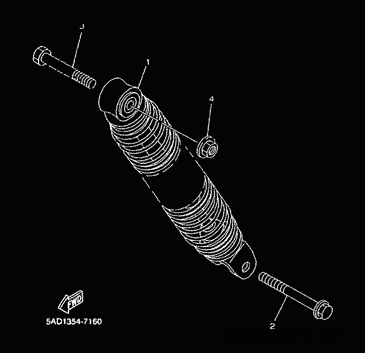 2001 Scooter YN50 - YN50 (5MR3) [010] - REAR SUSPENSION