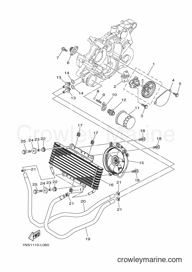 2017 ATV YFM350A - YFM350A (B149) [010] - OIL PUMP