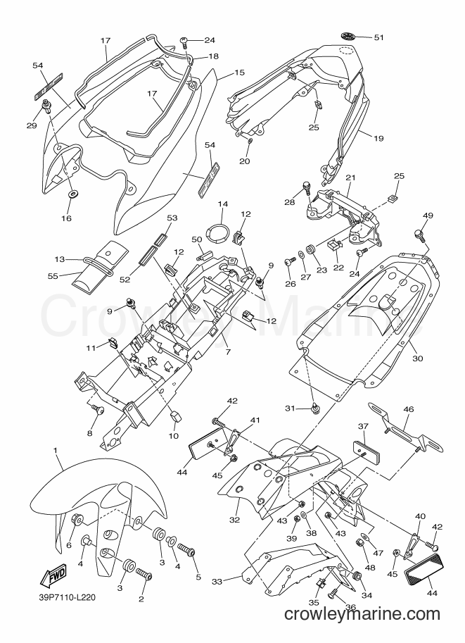 2012 Street Bike FZ8-N - FZ8-N (39P8) [010] - FENDER