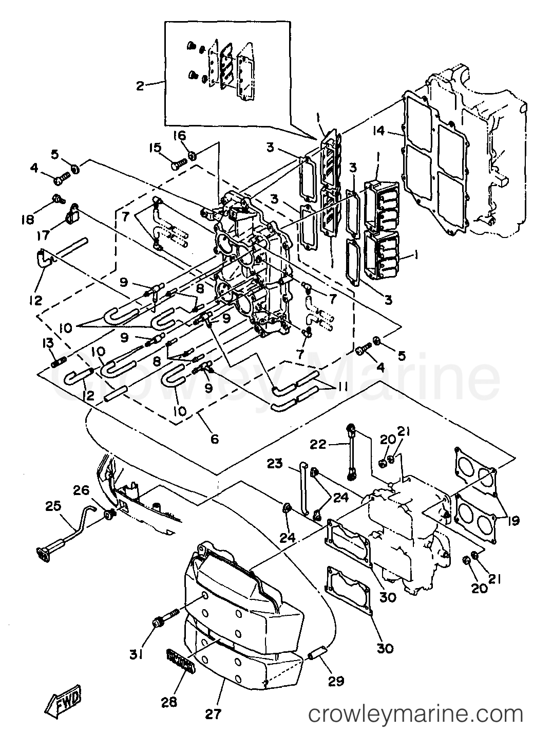 Yamaha Motors S115TXRV - INTAKE