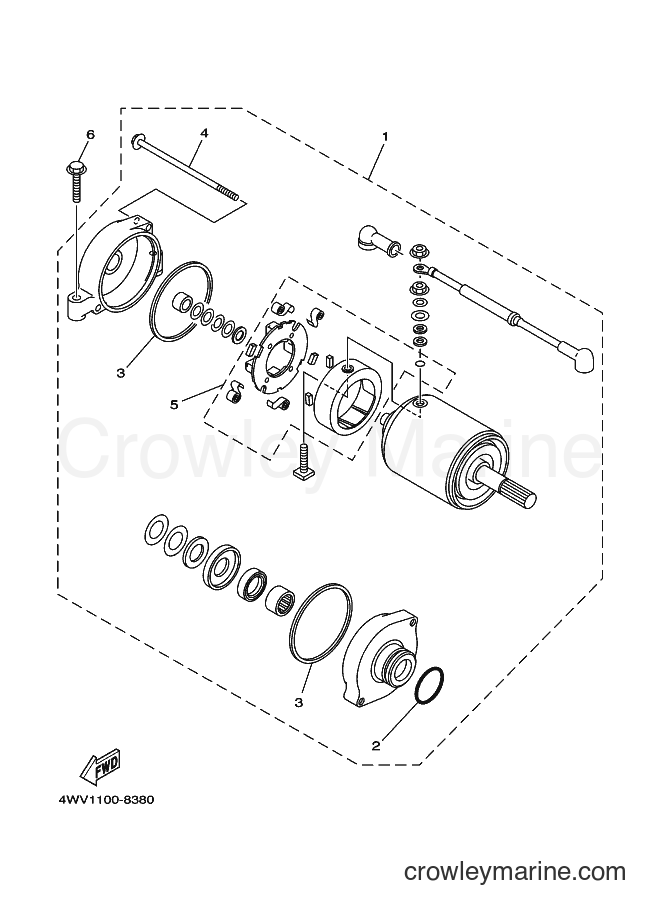 1998 ATV YFM600FWA - YFM600FWA (4WV4) [020] - STARTING MOTOR