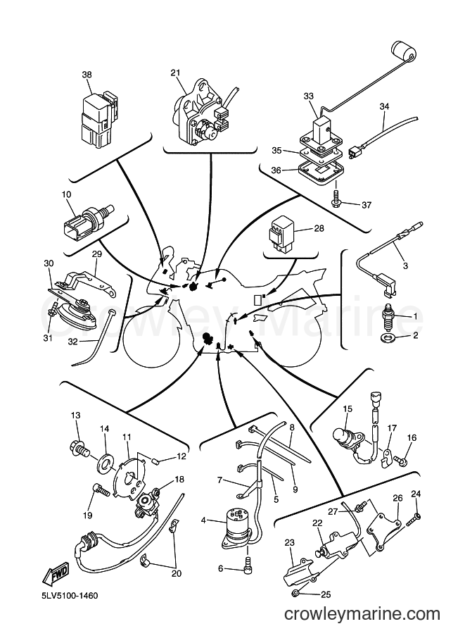 2005 Street Bike FZS1000 - FZS1000 (1C2D) [010] - ELECTRICAL 2