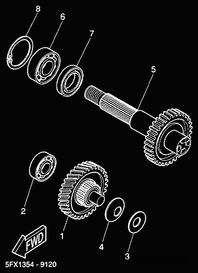 2000 Scooter CW50 - CW50 (5MN1) [020] - TRANSMISSION