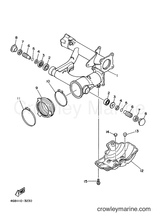 1998 ATV YFM400FW - YFM400FW (4SHD) [020] - REAR ARM & SUSPENSION