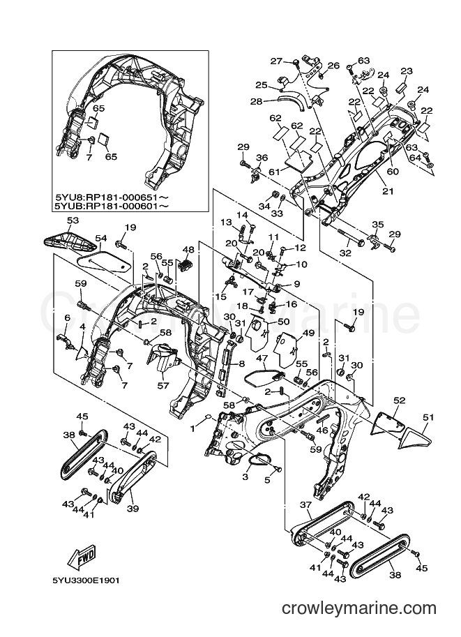 2007 Street Bike MT01 - MT01 (5YU8) [030] - FRAME 2