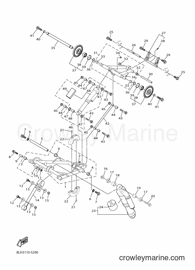2017 Snowmobile SRS10XL53 - SRS10XL53 (8MF2) [010] - TRACK SUSPENSION 2