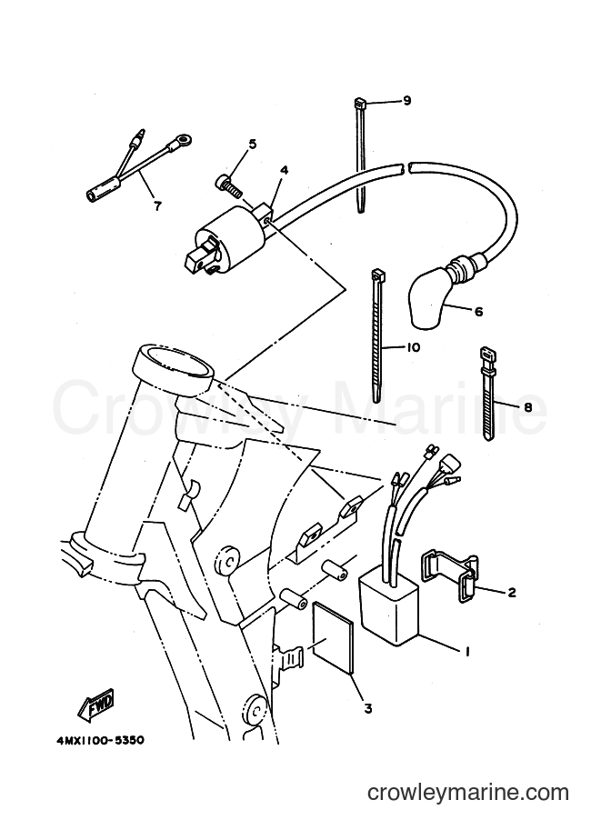1995 Dirt Bike YZ250 - YZ250 (4MX2) [020] - ELECTRICAL 1