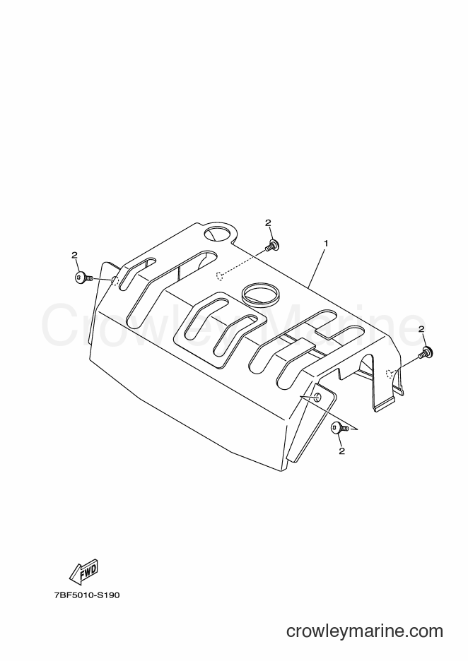Yamaha Motors YT1380X (7BE4) [010] - CONTROL BOX